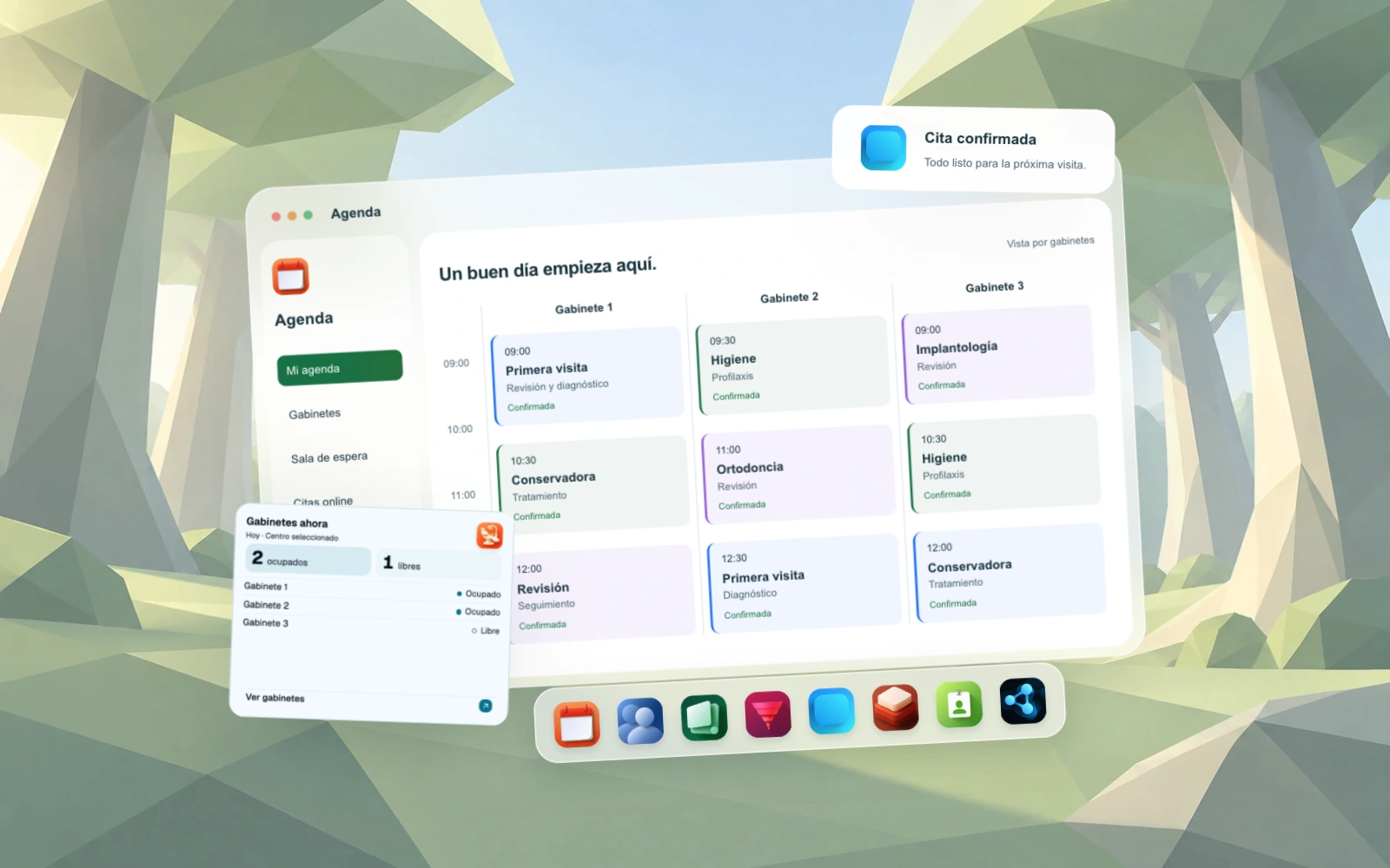 La agenda actual de Odontonet Aero